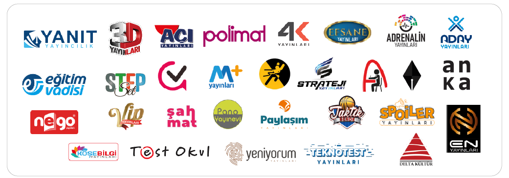 yirmiden fazla yayınevleri ile çalış.