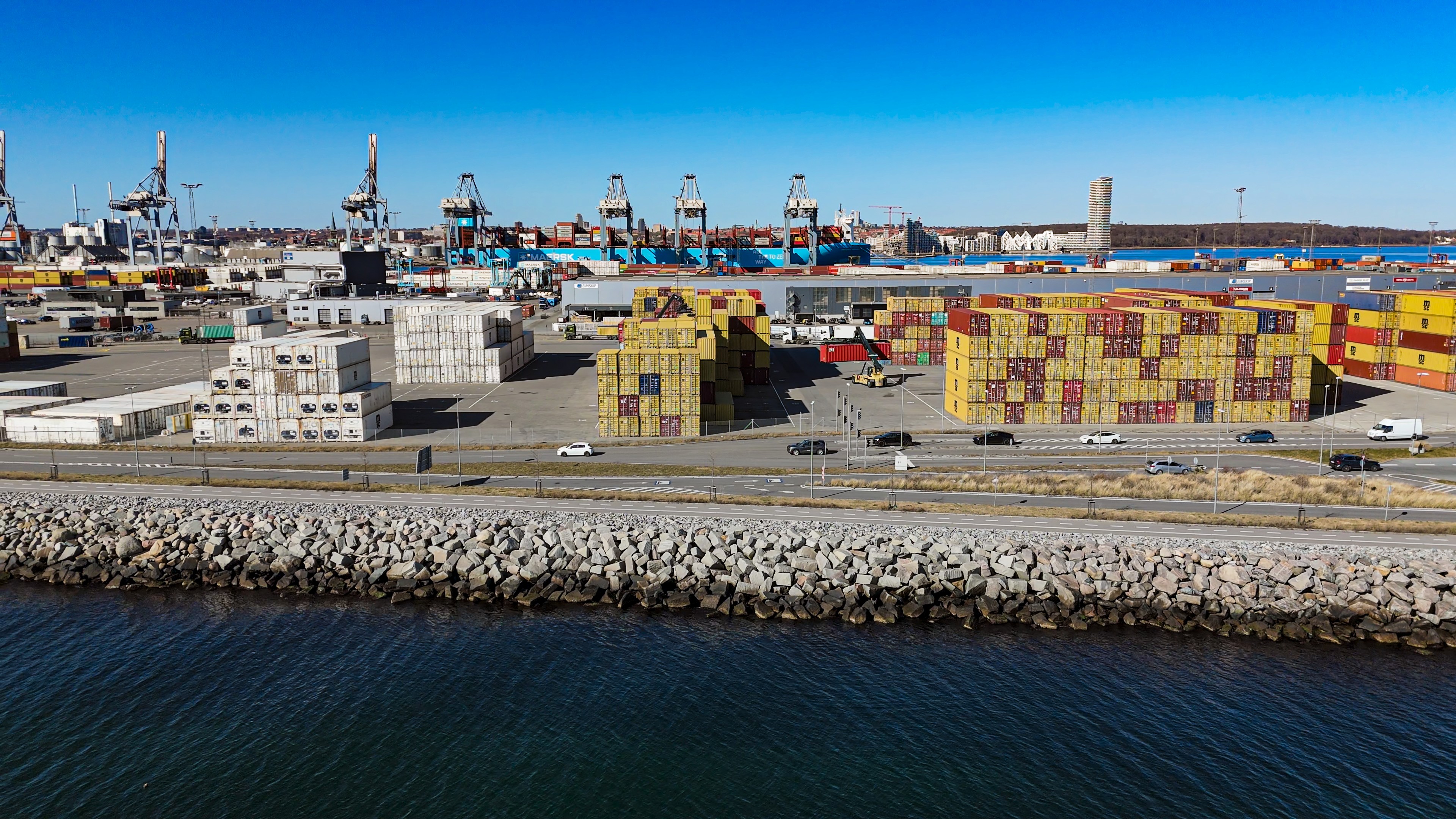 Aarhus Havn containerterminal 