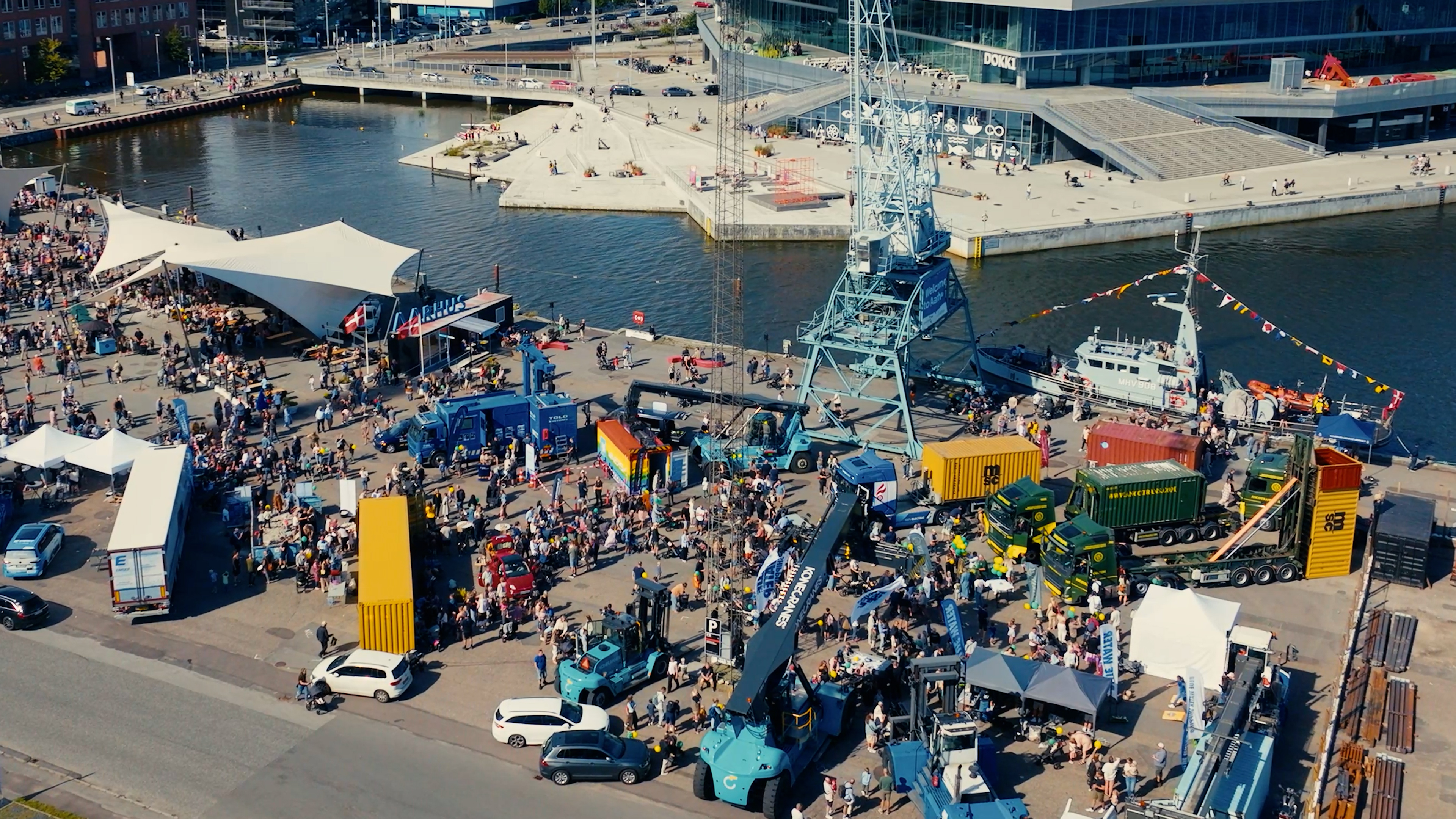 Åben Havn på Krydstogtspladsen i Aarhus