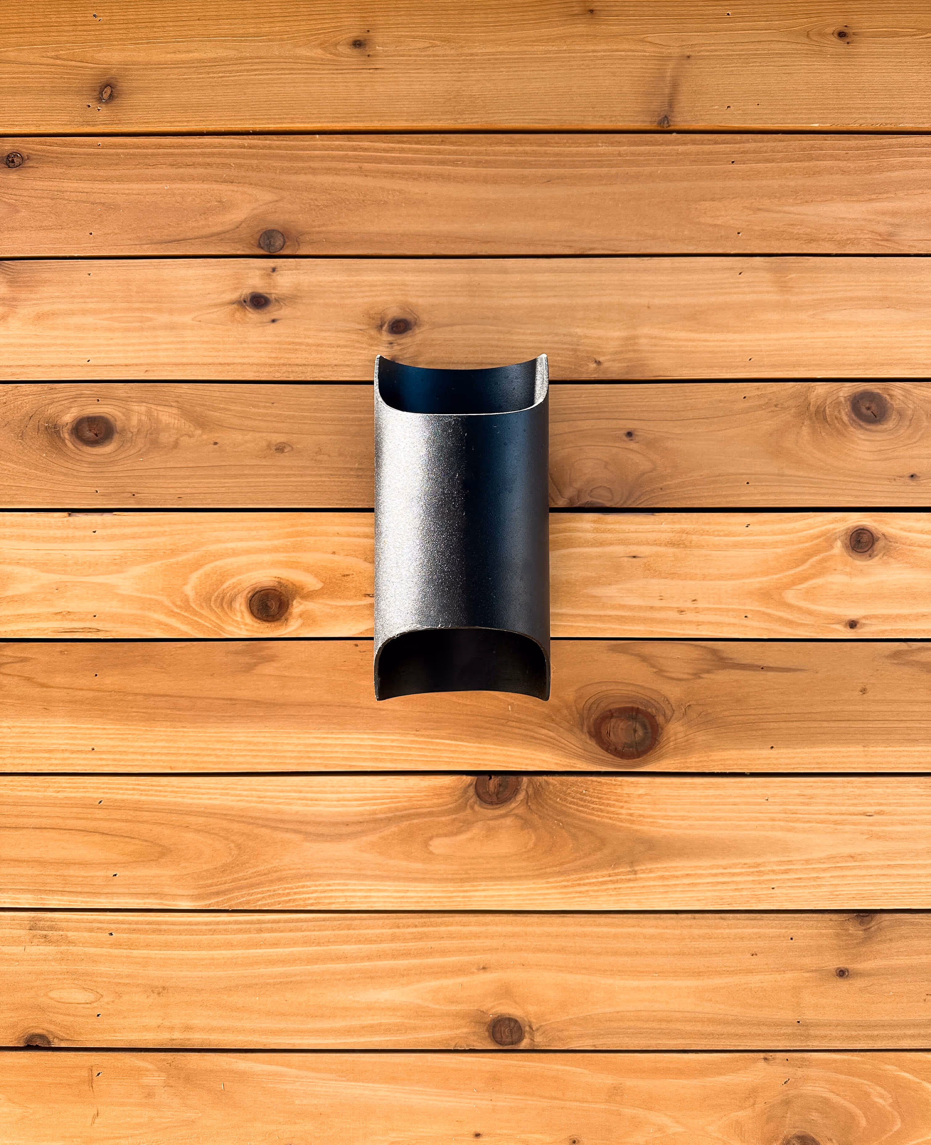 Exterior lighting for a Sunset prefab shed.