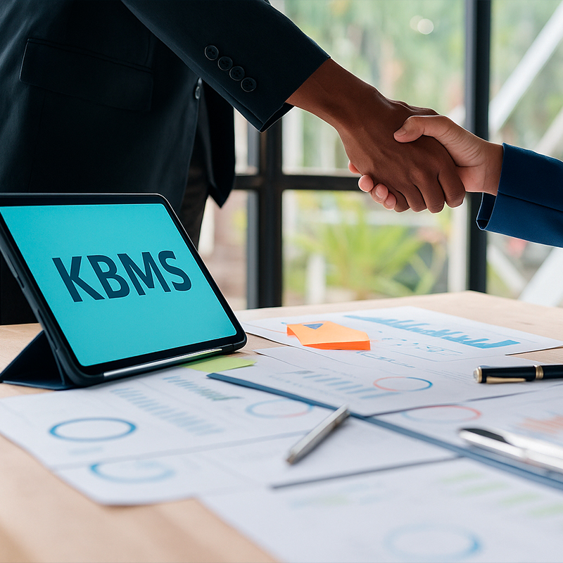 KBMS Präsentation im Meeting – Logistikberatung für Unternehmen
