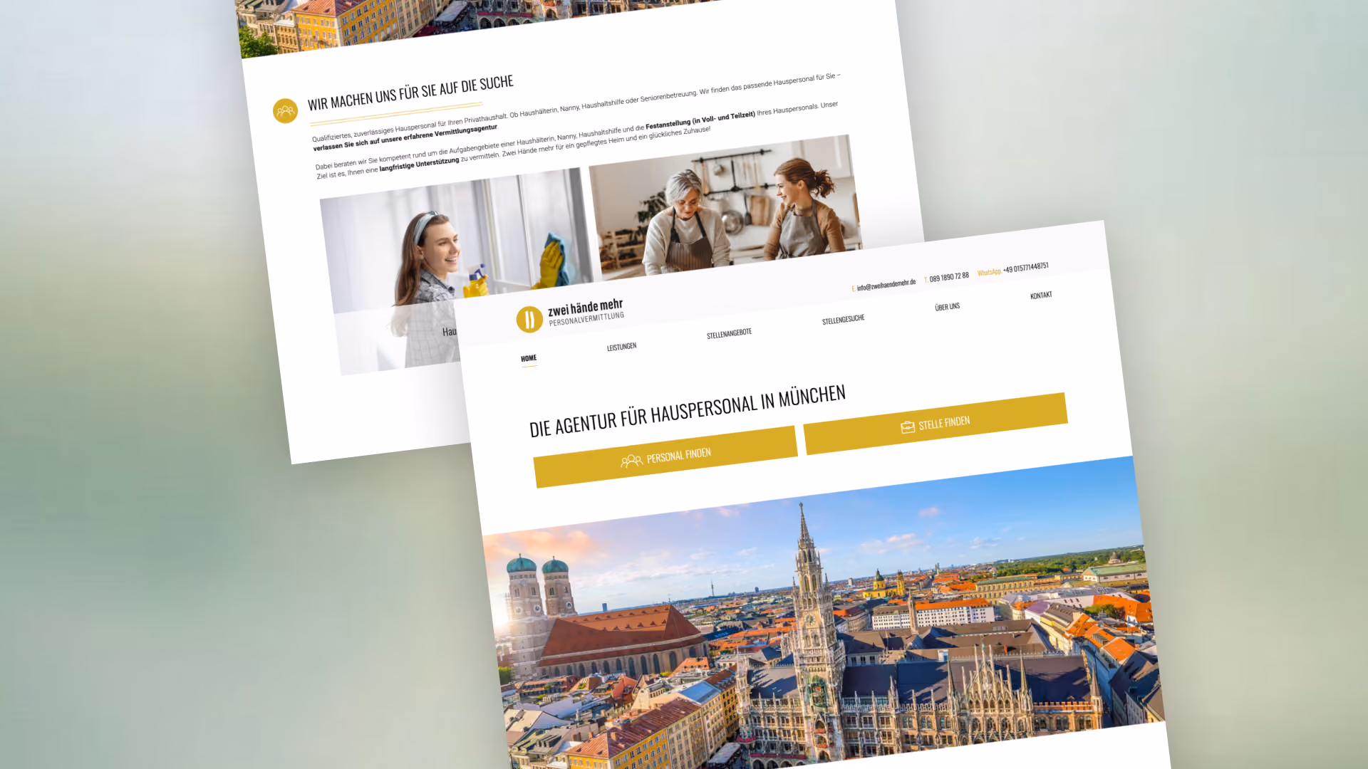 Fallstudie für ein Karriereportal einer Personalvermittlungsagentur.