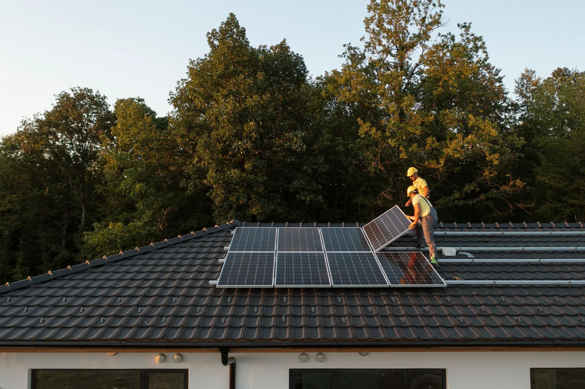 Des panneaux photovoltaïques