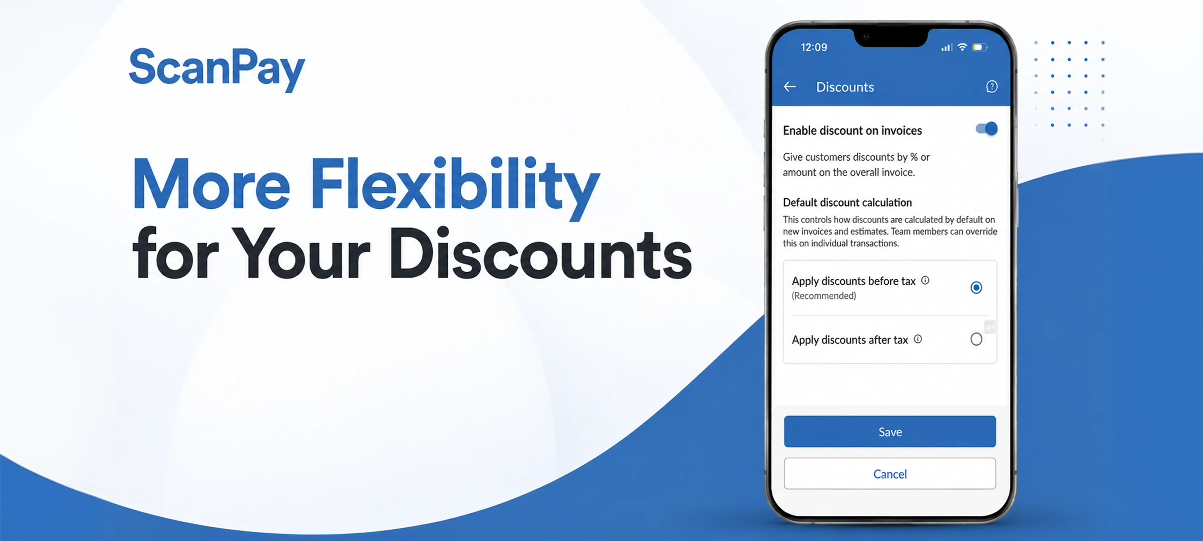 More Flexibility for Your Discounts — Now Apply Before or After Tax