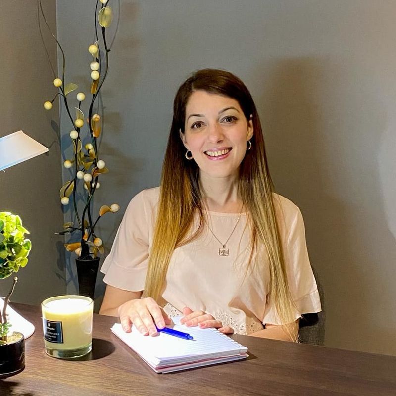 Noelia Padin en su consultorio de Núñez