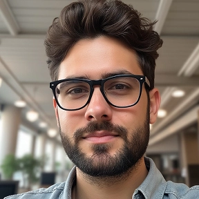 man with glasses