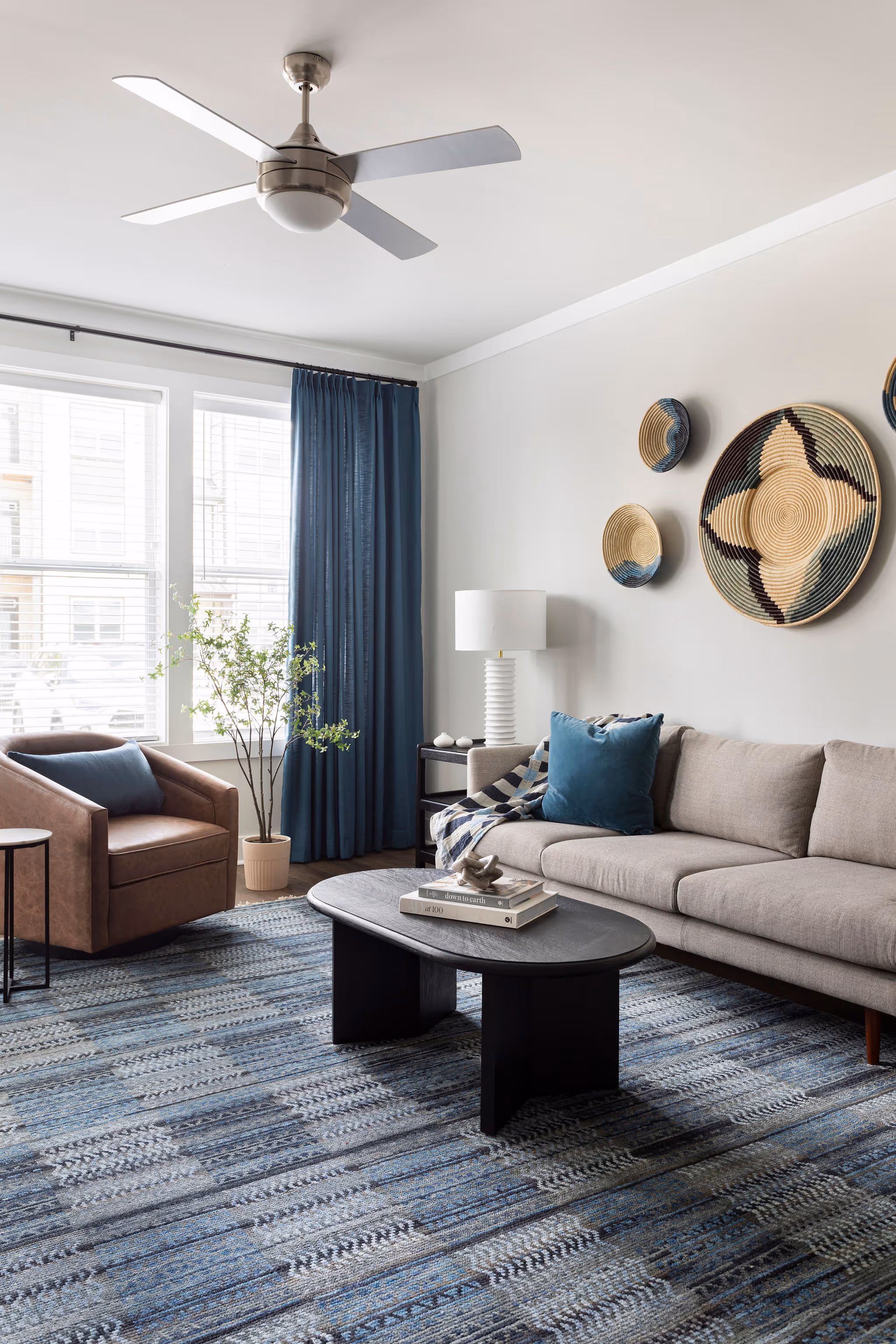 Living room vertical photo