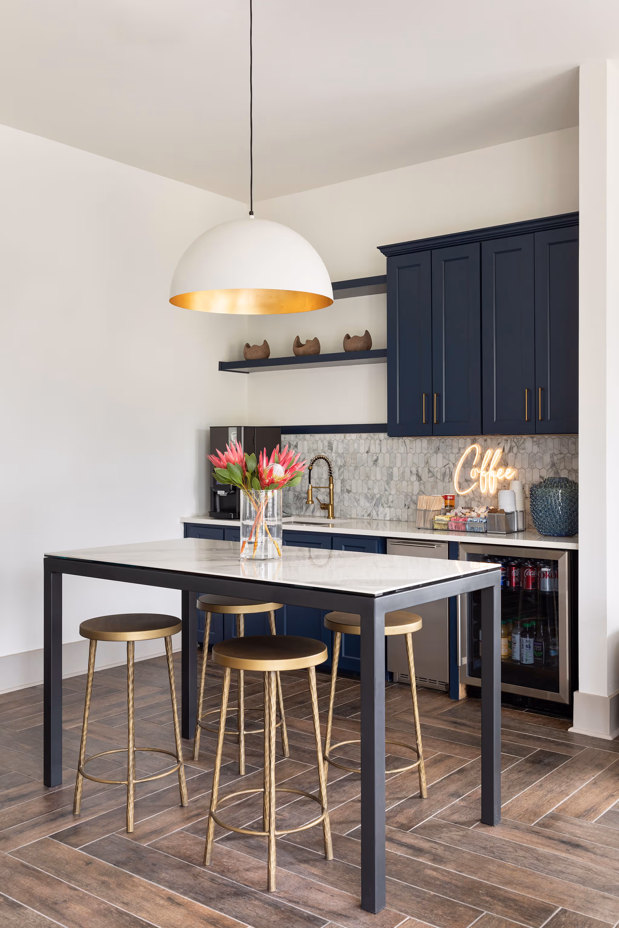 Lobby kitchen closeup