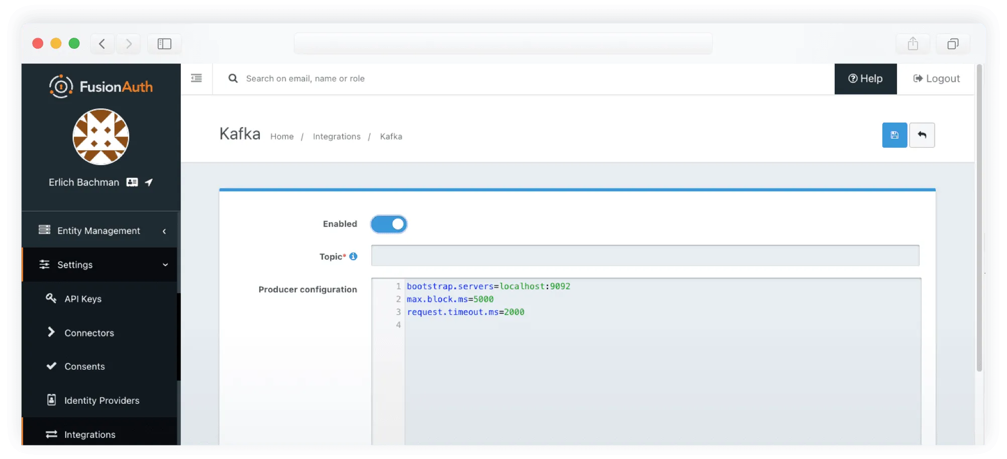 fusionauth kafka integrations and webhooks for improved event driven architecture