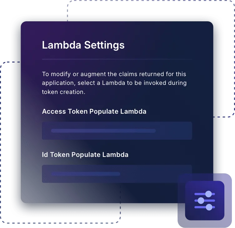 fusionauth customize access token lambda settings