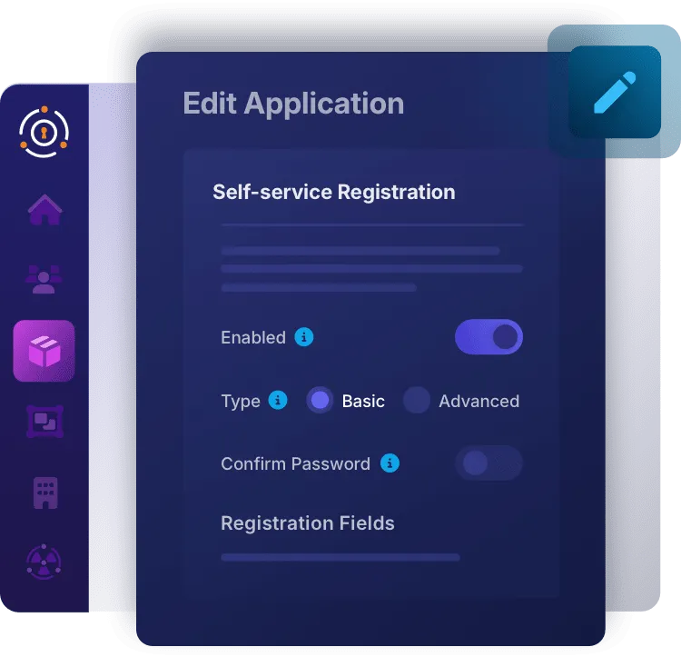 fusionauth self-service registration form fields