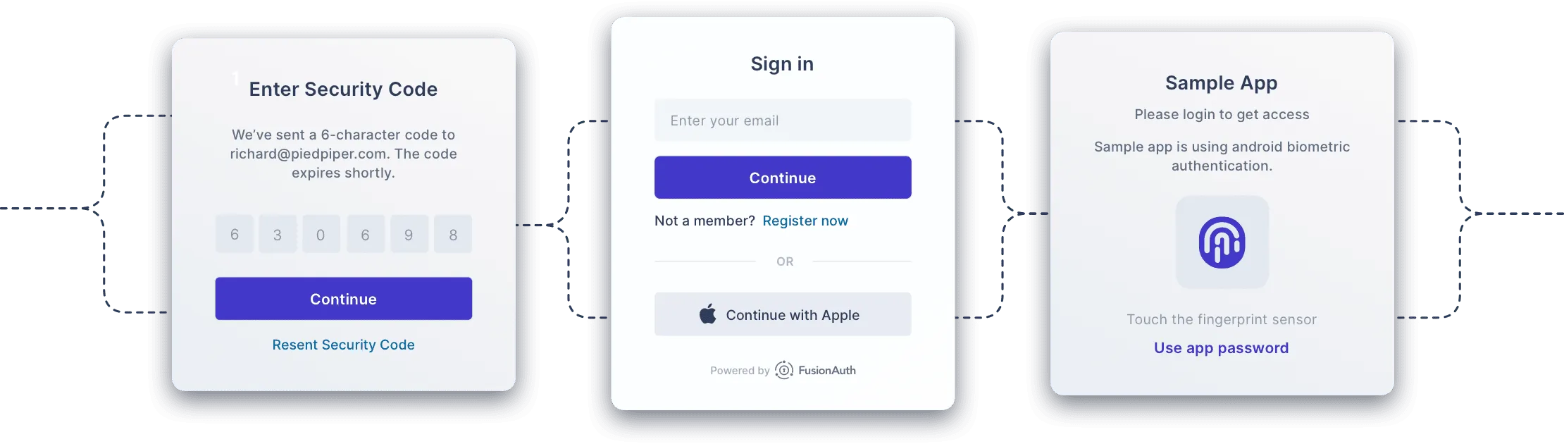 fusionauth sign-in is secure and easy with biometrics and other authentication methods