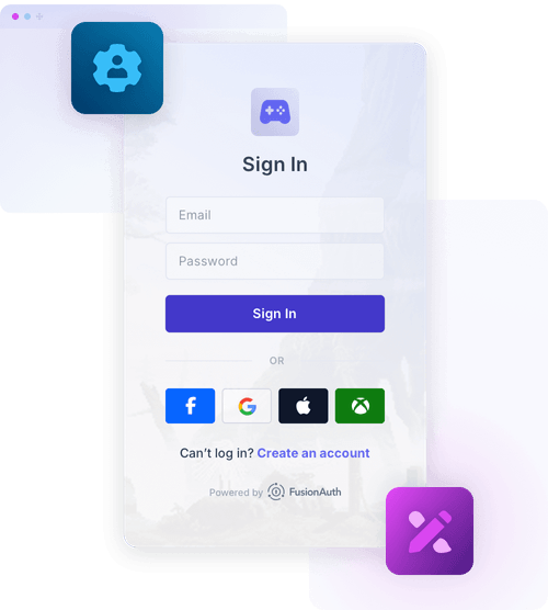 Gaming Authentication Features - FusionAuth