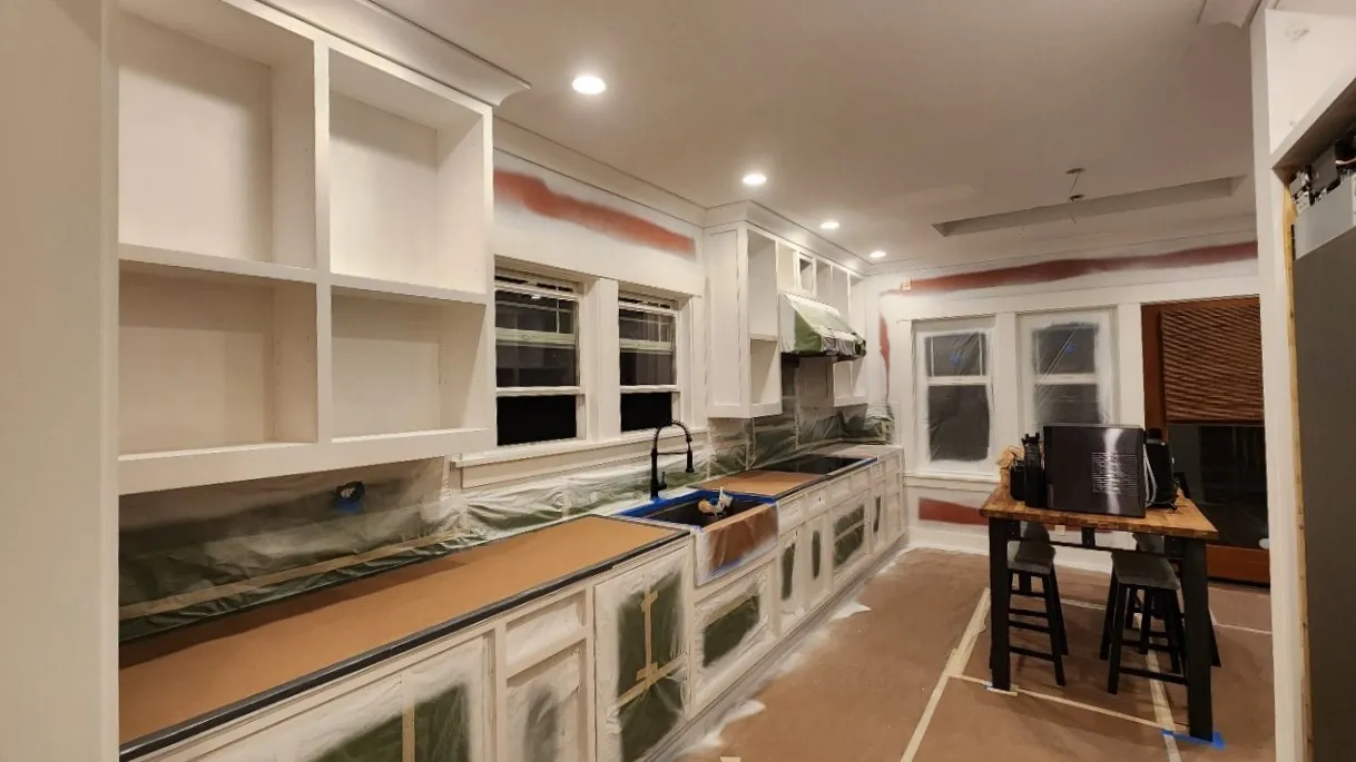 Custom Kitchen Cabinet Paint - gallery photo 3