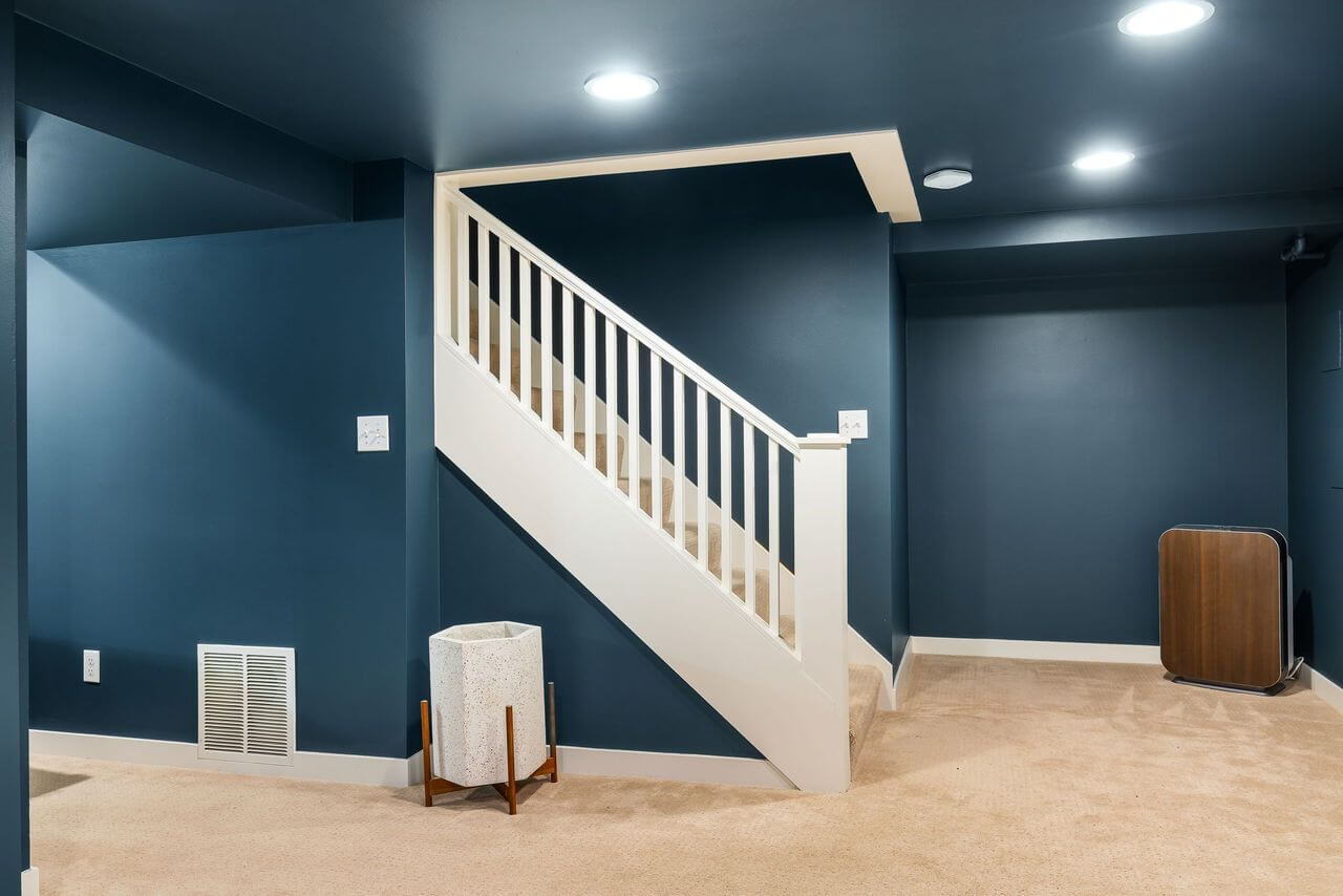Phinney Ridge Painting - Full interior repaint with Farrow and Ball, basement color wash (Stevens)