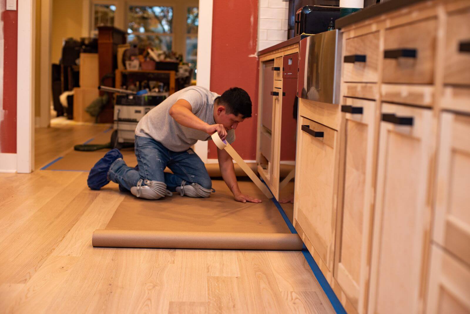 Phinney Ridge Painting - Ballard, kitchen repaint prep (Ballard)