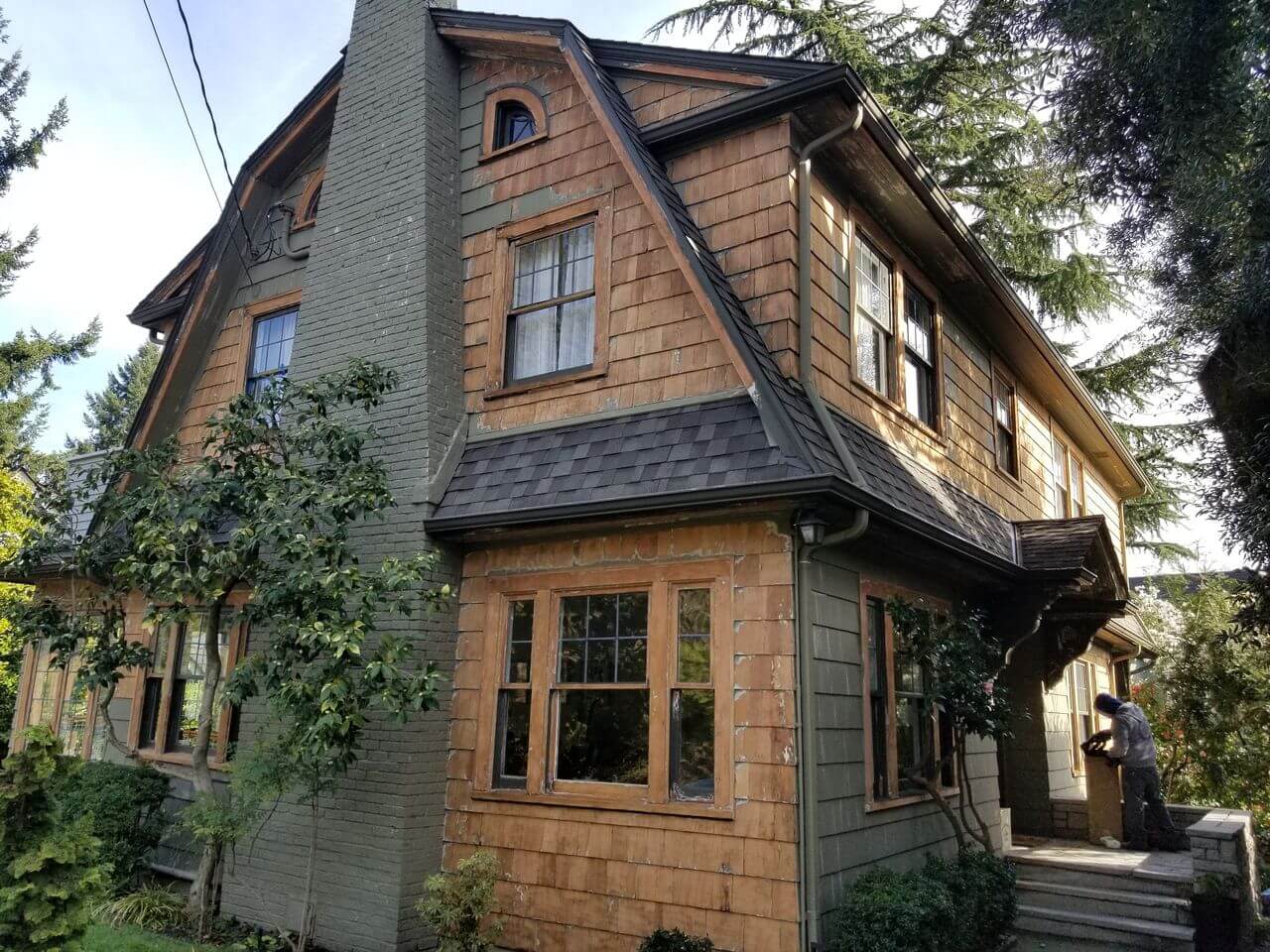 Phinney Ridge Painting - Stevens, Dutch Colonial repaint, restoration (Stevens)