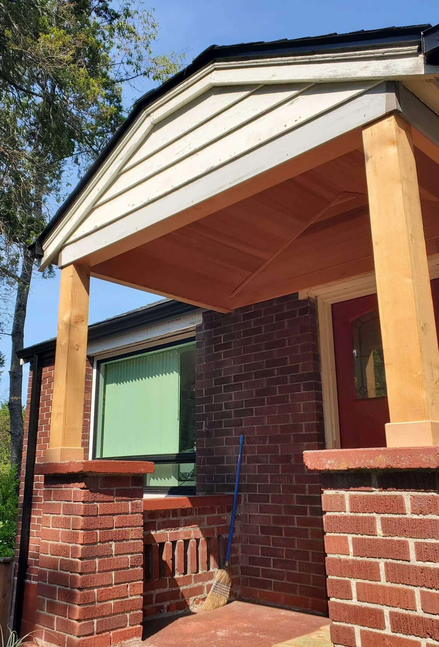 Phinney Ridge Painting - Entry porch ceiling rebuild (Hawthorn Hills)