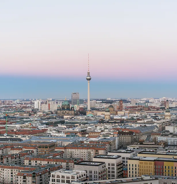 Berlin Innenstadt Blick auf den Fernsehturm