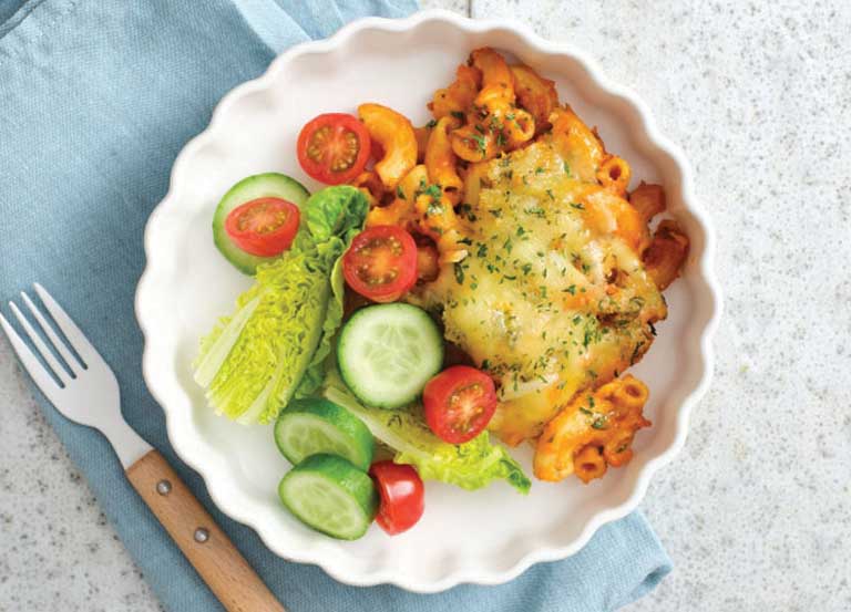 Cheesy Vegetable Pasta Bake