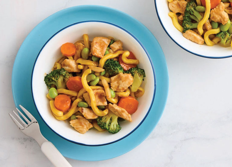 Honey Soy Miso Chicken Noodles