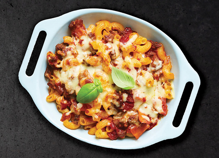 Beef Bologanise Pasta Bake