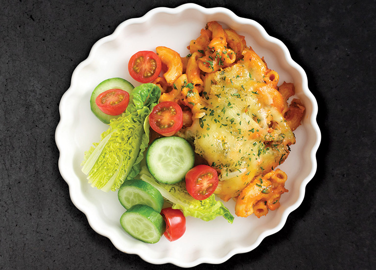 Cheesy Vegetable Pasta Bake