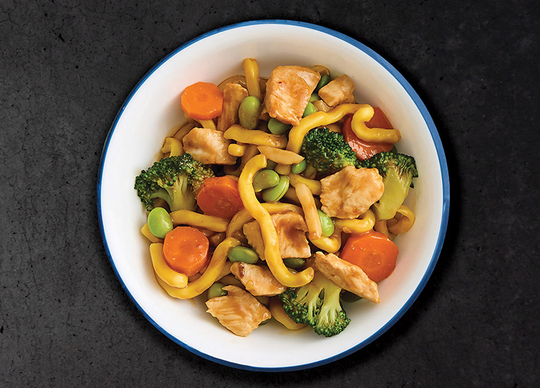 Honey Soy Miso Chicken Noodles