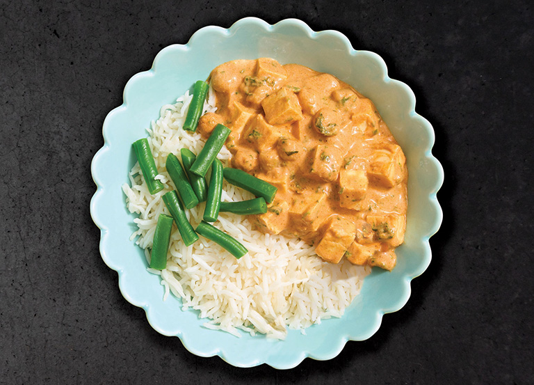 Paneer & Chickpea Curry with Rice