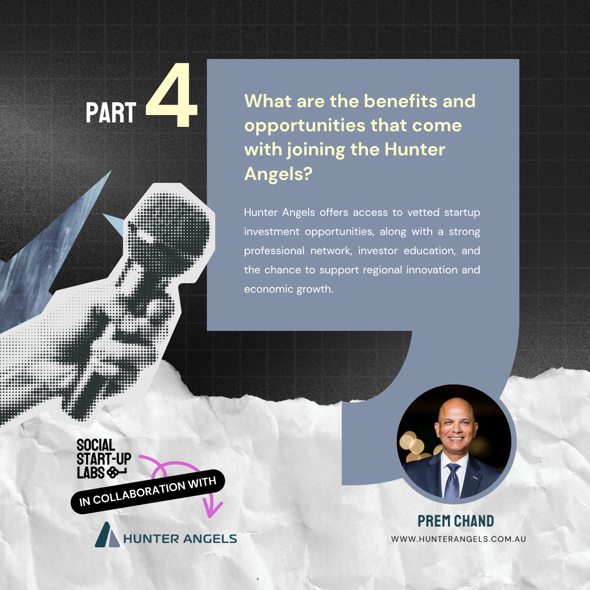 What are the benefits and opportunities that come with joining the Hunter Angels?