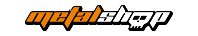 a black and orange logo