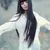 a woman with long hair