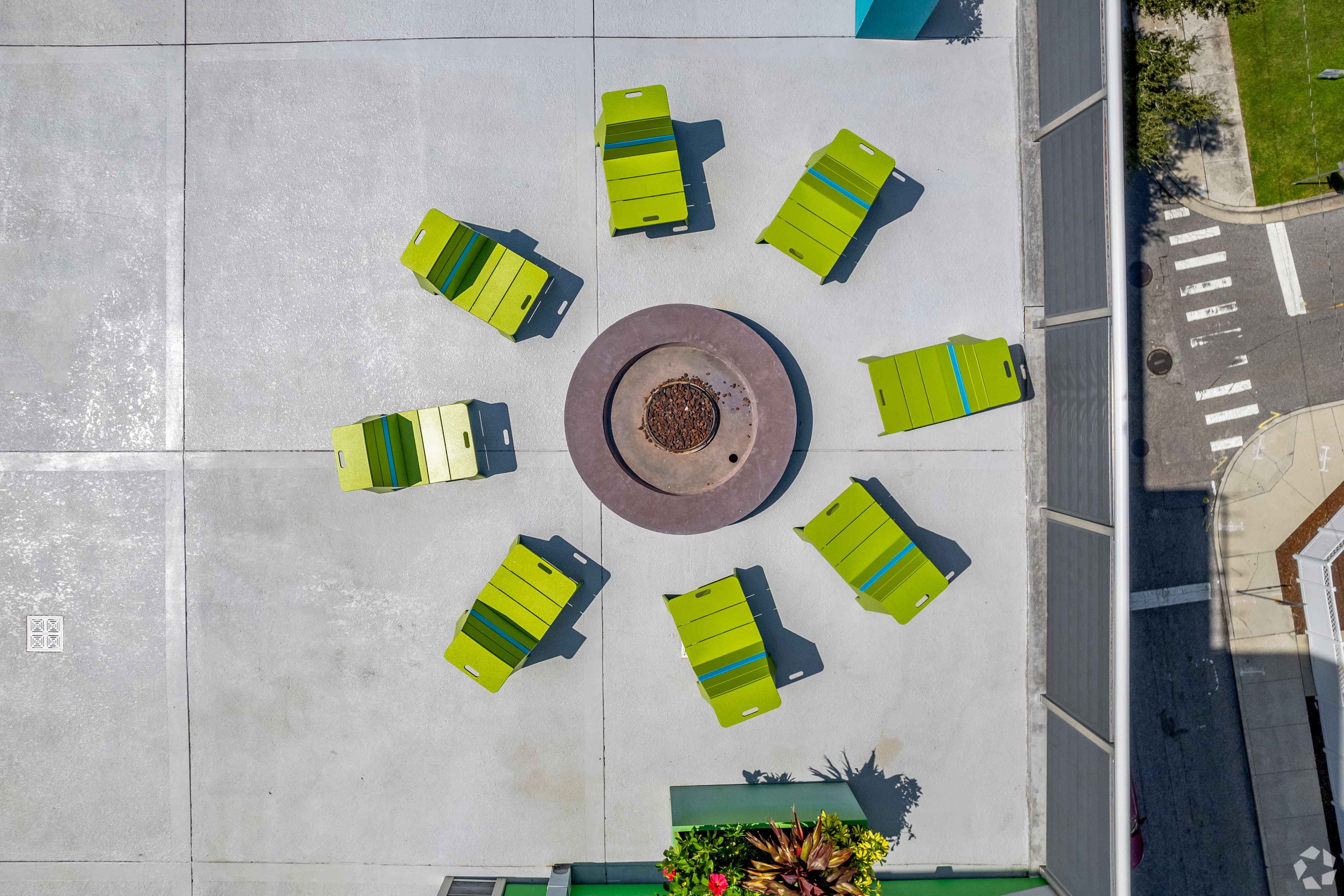 Outdoor seating area