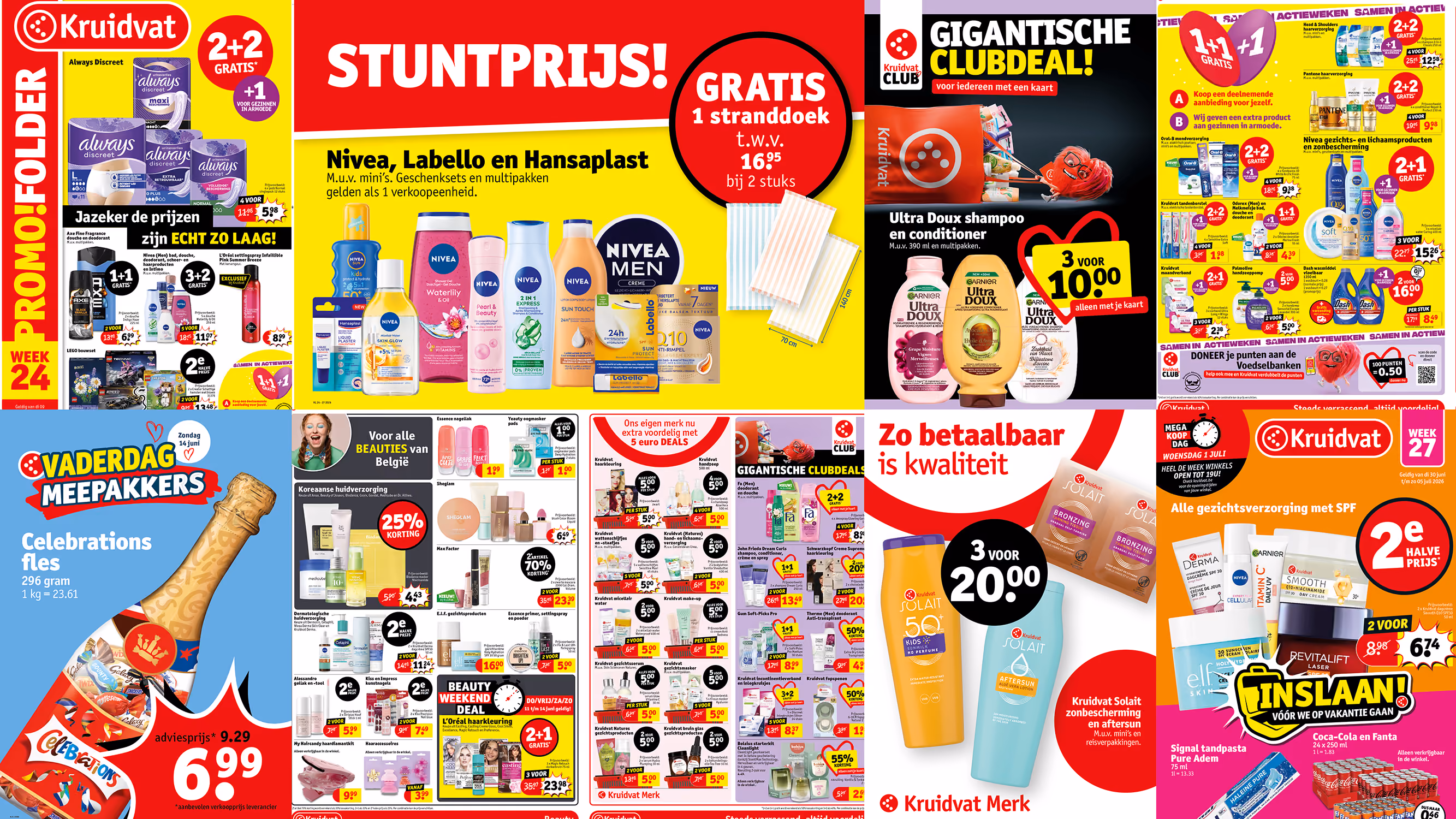 Kruidvat reclamefolder met wekelijkse aanbiedingen