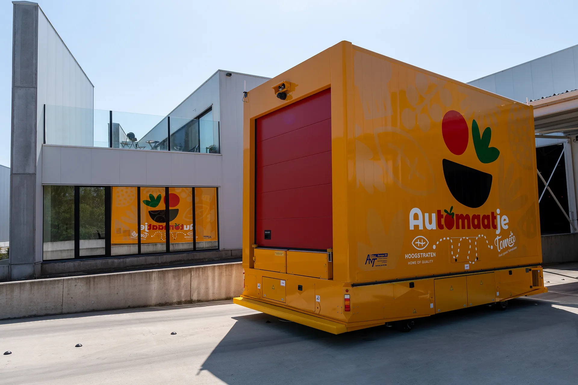 Automaatje, het autonome elektrische transportvoertuig van Tomeco