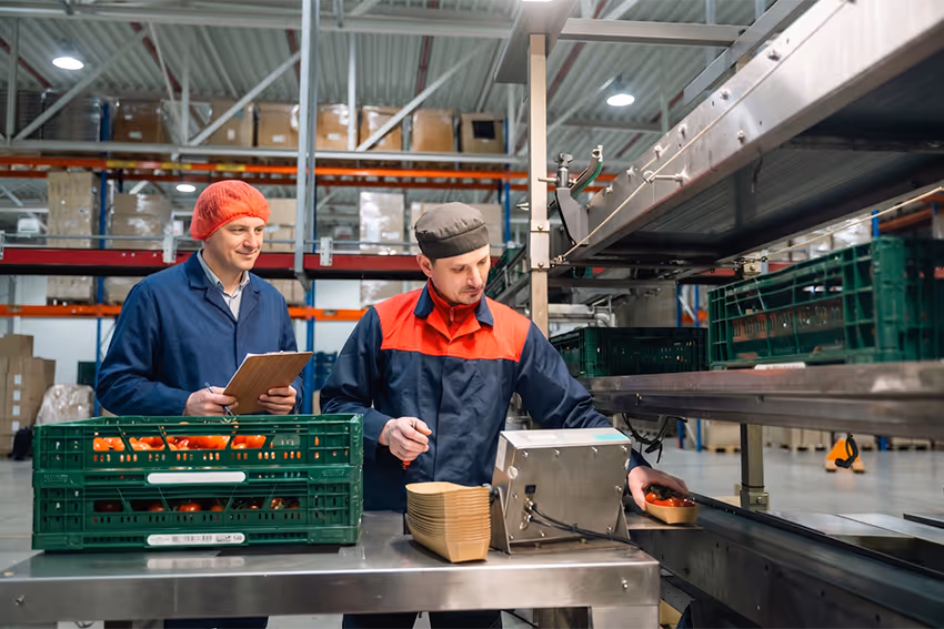 Strenge kwaliteitscontrole en inspectie van verse tomaten