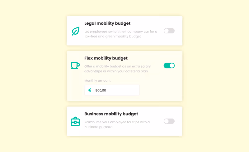 Flex budget is the option for employees who cannot get a company car.