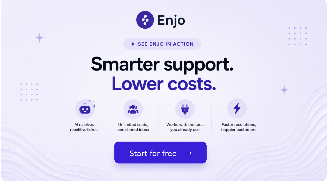 Launch your free Enjo Inbox, opens the Enjo signup page