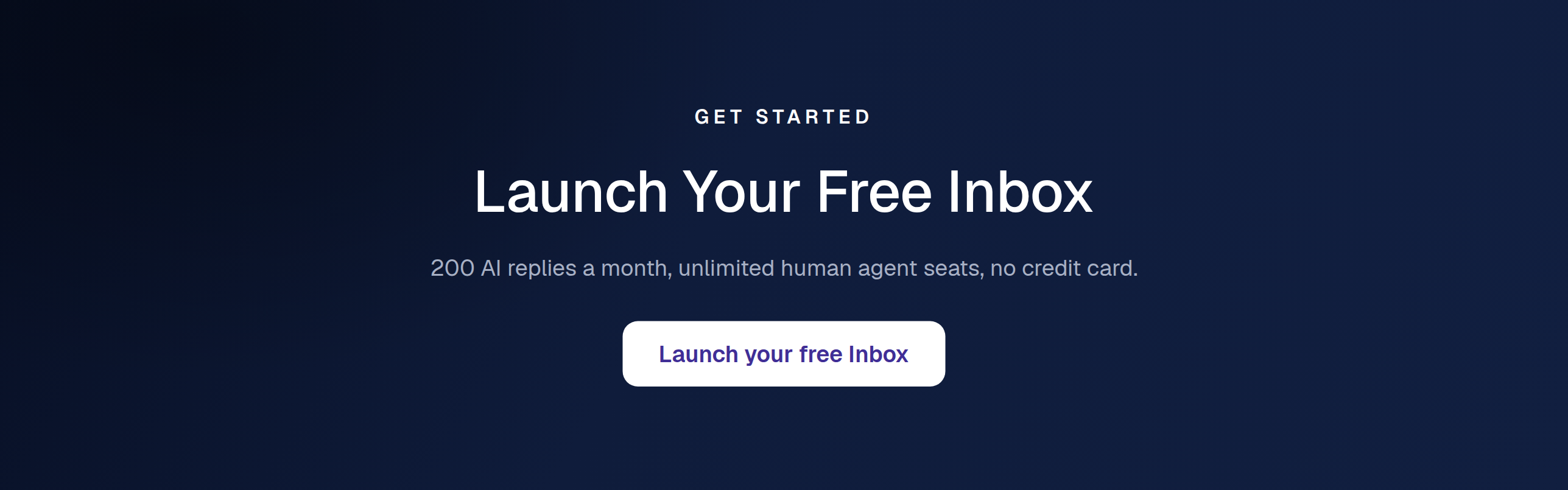 Launch your free Inbox: Enjo live chat software with 200 AI replies a month and unlimited human agent seats