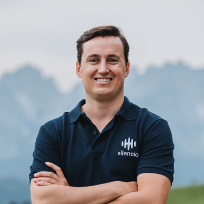 Portrait of Theo Messerer, Co-Founder of Silencio