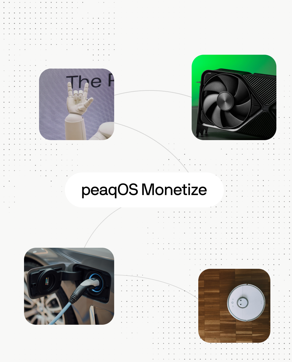 Introducing peaqOS Monetize | Turn Idle Machines into Money Makers