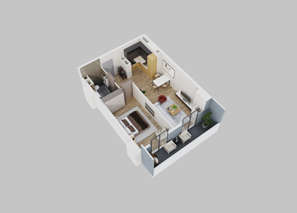 1-bedroom