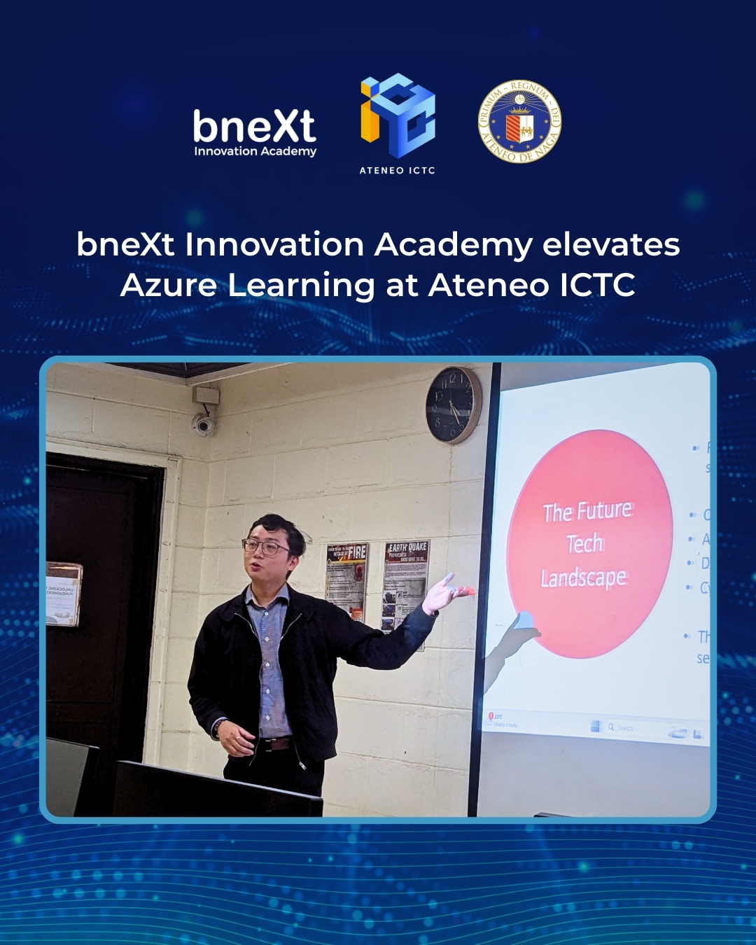 Innovation Academy Talks About Azure in ADNU ICTC 