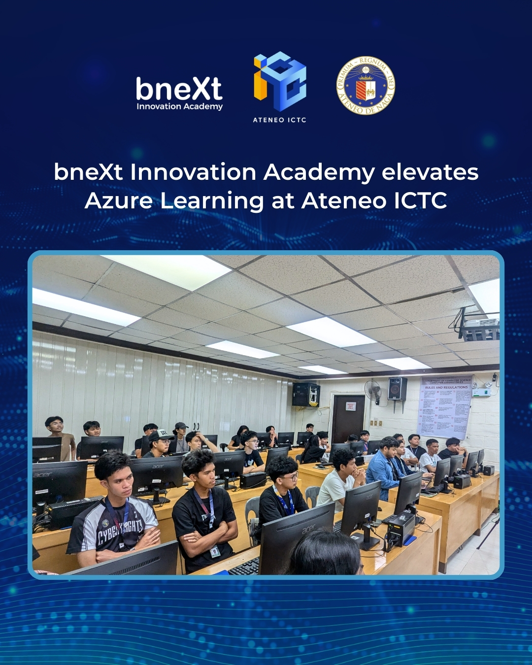 Innovation Academy Talks About Azure in ADNU ICTC 