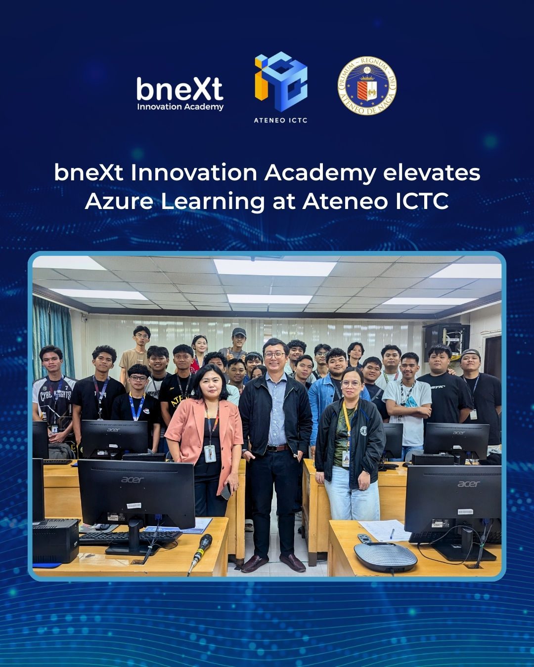 Innovation Academy Talks About Azure in ADNU ICTC 