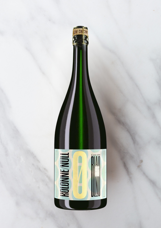 Bruisende rosé 0% wijn van Kolonne 
