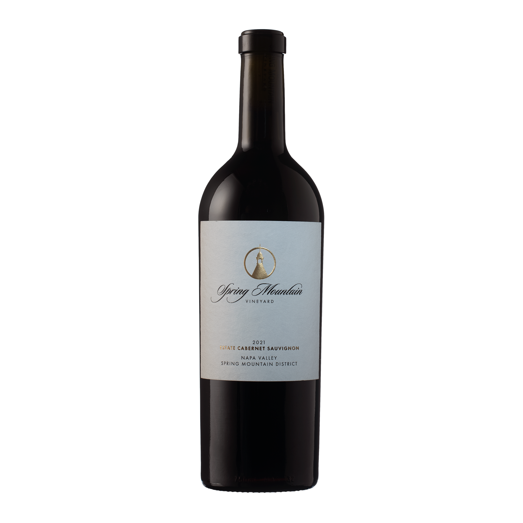 2021 Spring Mountain Napa Valley Cabernet Sauvignon wine bottle.