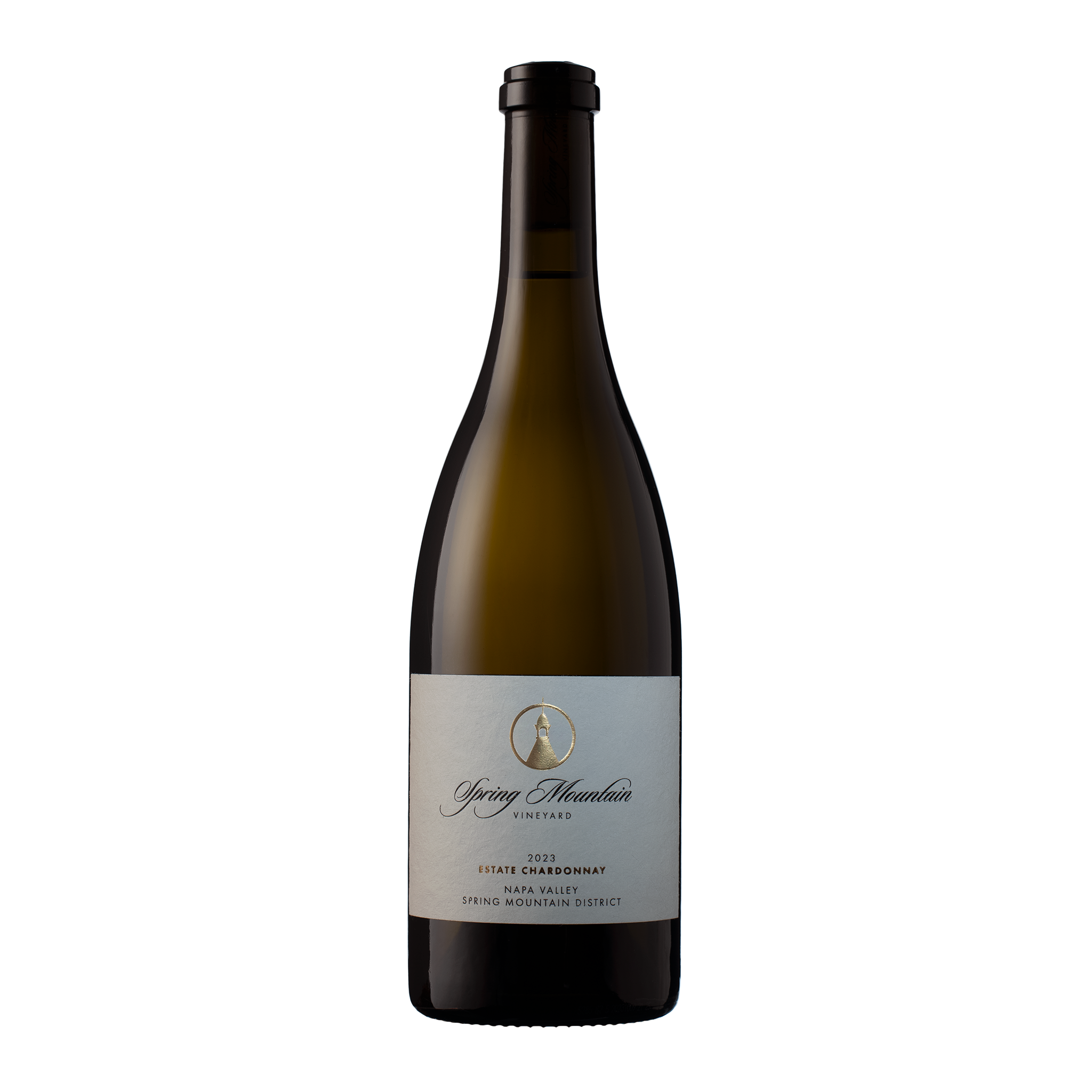 Spring Mountain Vineyard 2023 Chardonnay wine bottle.