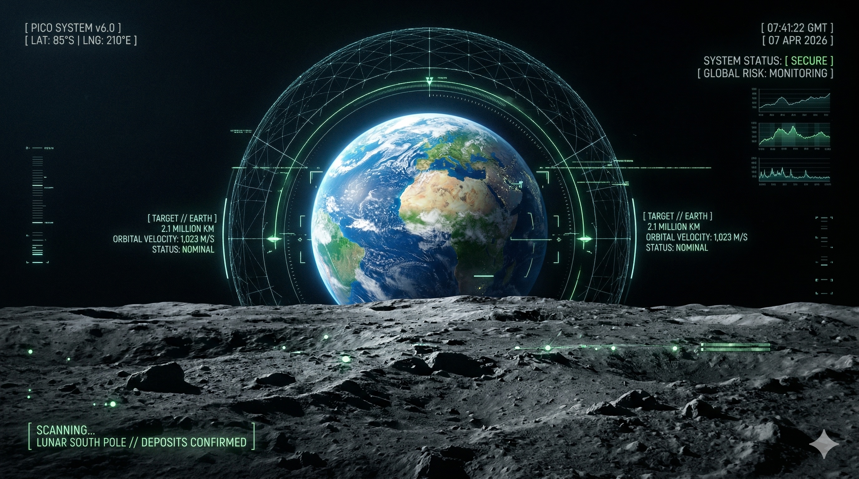 CANOPICO Interplanetary Scope: Earth from Moon