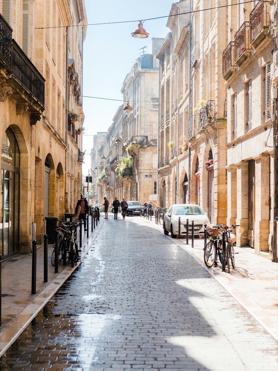 Cycliste à Bordeaux